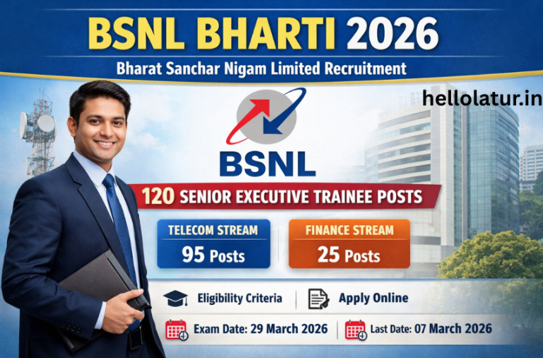 Bharat Sanchar Nigam Limited Recruitment 2026
