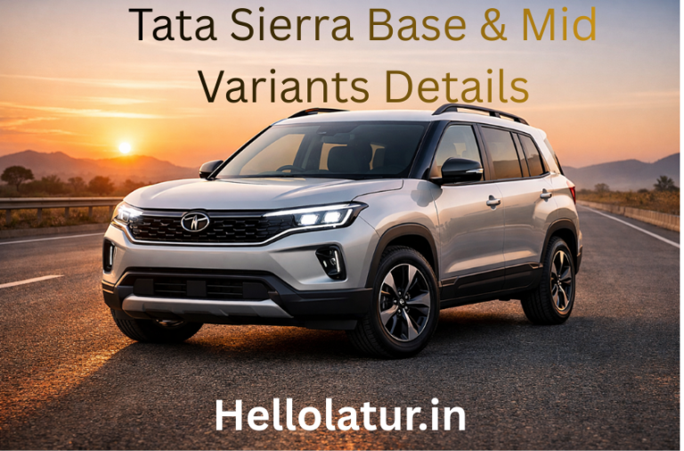 Tata Sierra Base & Mid Variants Details