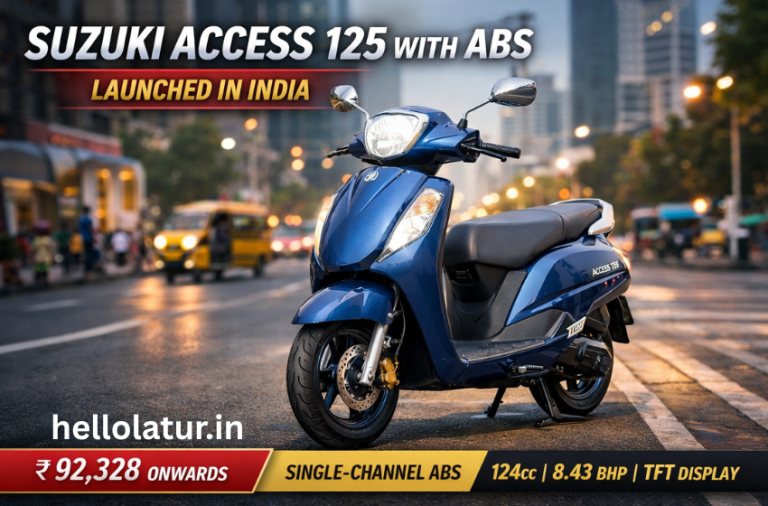 Suzuki Access 125 with ABS Launched in India